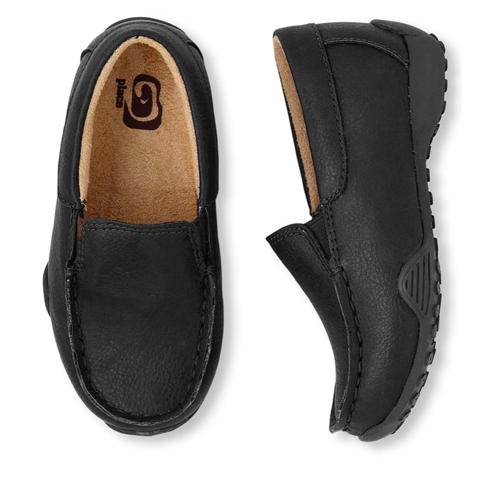 Toddler size 7 black dress shoes brand new never worn